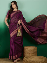 Womens Fashion Ethnic Wine Color Sarees-MLSHWSA1435WNE0ONE